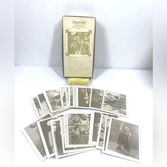 Vintage 1972 Snapshot Parker Brothers Photograph Memory Game Great Shape! - Picture 2 of 3